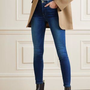 FRAME Le High skinny jeans, dark blue, size 27